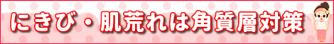 にきび・肌荒れの原因に効くのは角質層対策